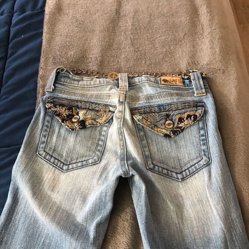 Hippie brand low rise jeans, size 25 - Picture 3 of 3